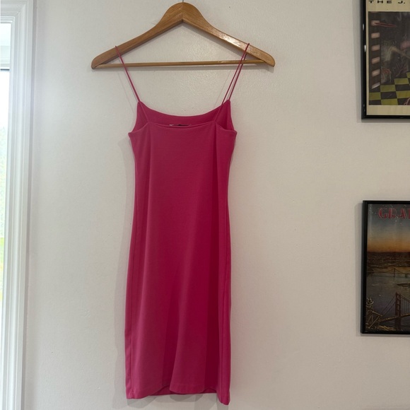 Zara Pink Spaghetti Strap Mini Dress - Picture 3 of 5
